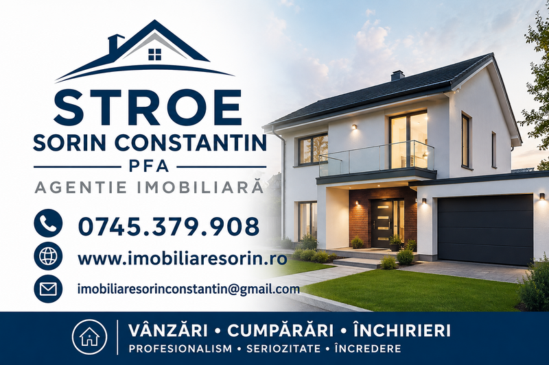 Servicii imobiliare profesionale - Stroe Sorin Constantin PFA